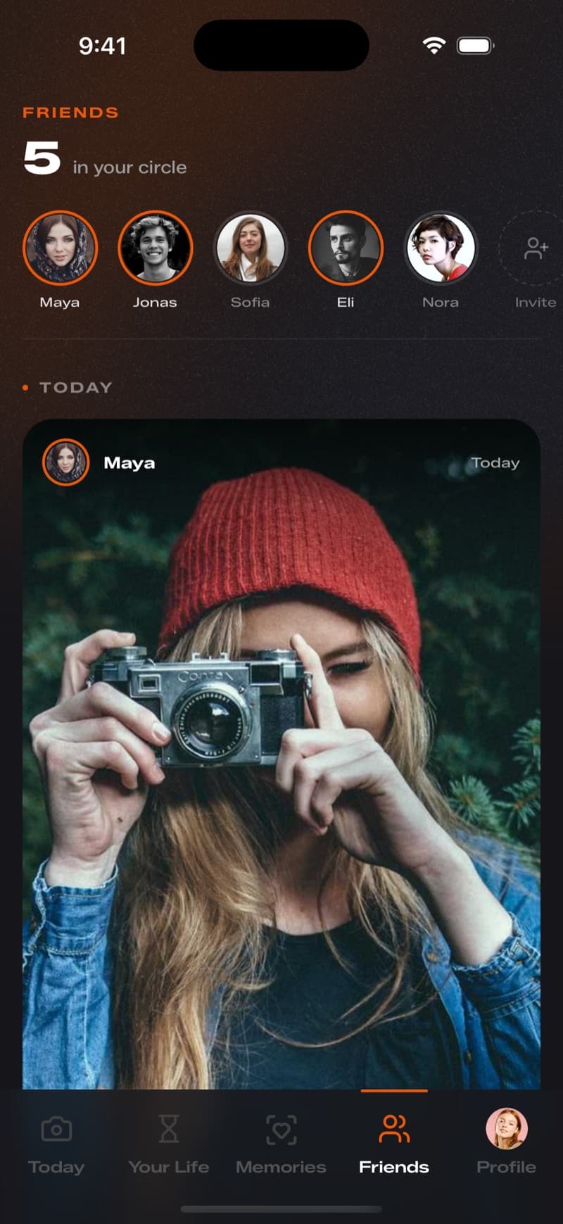Friends screen